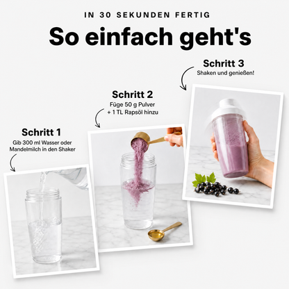 Abnehm-Shake Schwarze Johannisbeere