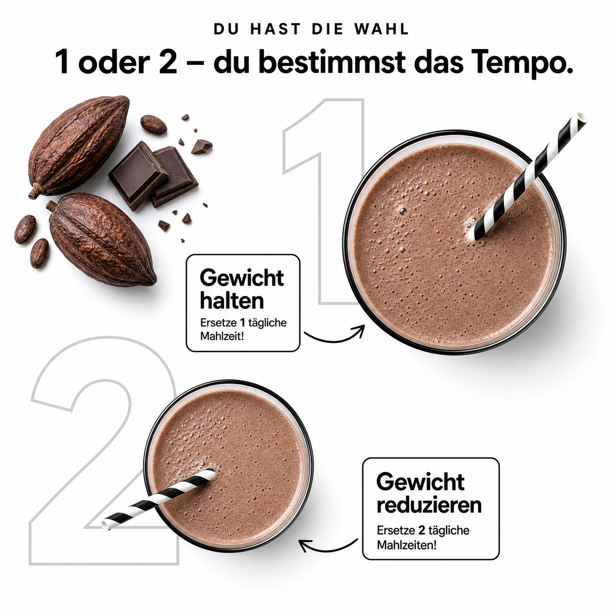 Abnehm-Shake Schoko